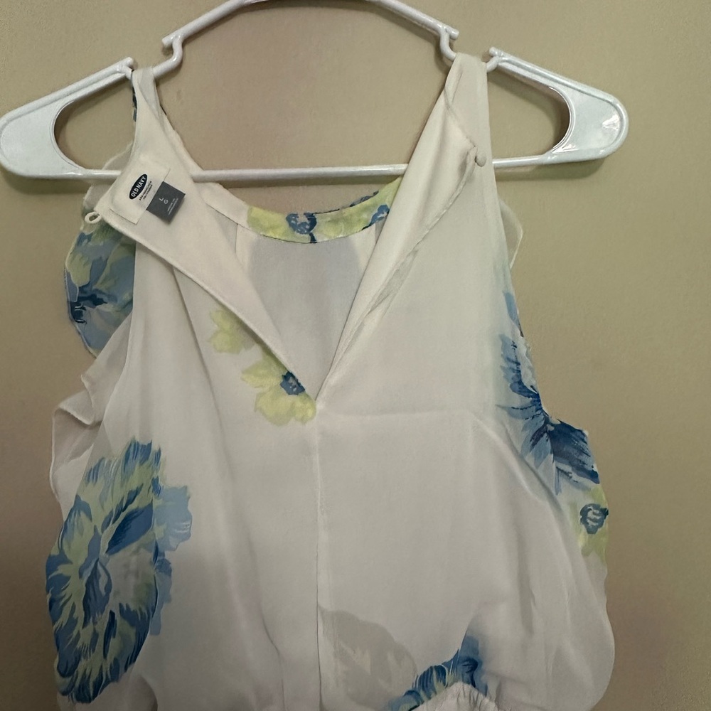 Old Navy floral print dress size L